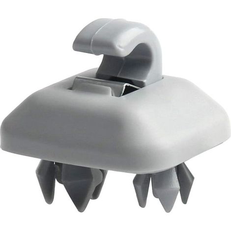 1 Pièce Crochet de Pare-Soleil pour Voiture, mousquetons pour Audi A1 A3 A4L A5 A6L Q3 Q5 TT 8U0857562A 8E0857563A Crochet Clip Support Clips en Plastique, Gris