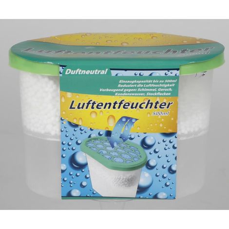 24x Luftentfeuchter 500ml Zitronen Duftneutral Granulat Trockner Raum Box Geruch (1/5)