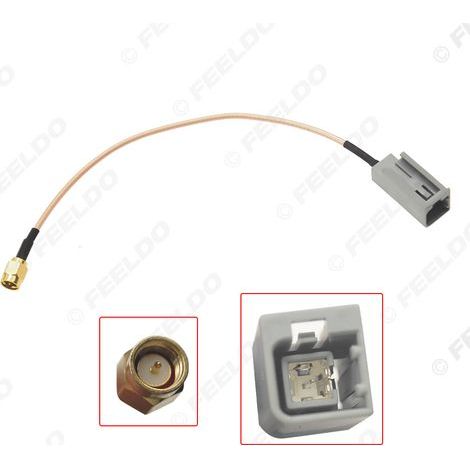 Compatible with Honda, Toyota, Mitsubishi and Fiat GT5 radios, SMA antenna adapter cable for GSM/GPS/DAB radios. (1/5)
