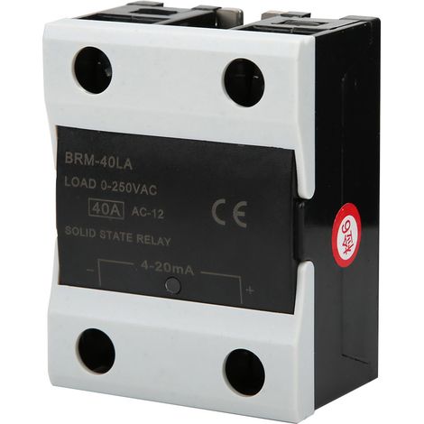 Relais statique BERM BRM-40LA 420 mA AC 0250 V 40 A ignifugé (1/5)