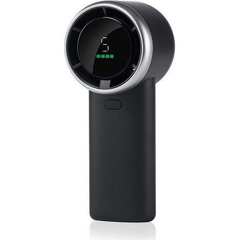 Mini Ventilateur Rechargeable USB, Ventilateur Portable Turbo 5 Vitesses pour Camping Voyage et Été,Noir (1/5)