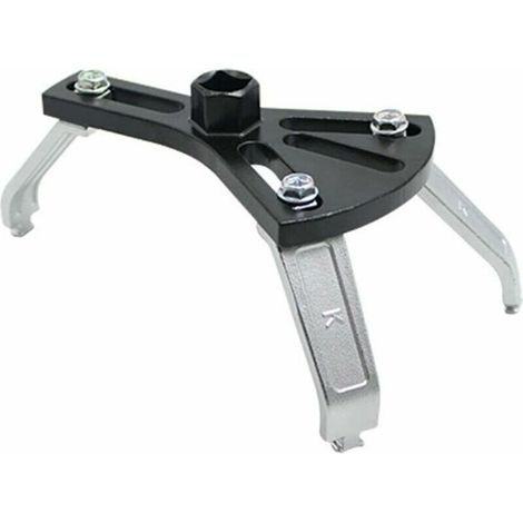 Outil de retrait de bouchon de réservoir de carburant - Clé à molette réglable de 135 à 185 mm - 3 mâchoires - Outil de re (1/4)