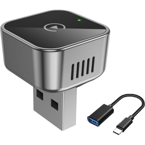 USB Dongle without CarPlay Android Auto Car Adapter Upgrade Wired Connection to Plug and Play Adapter B (1/5)