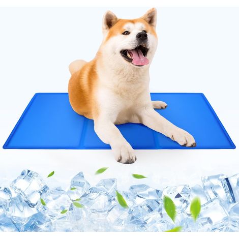 Tapis Rafraîchissant Gel Non Toxique Pliable 90x50CM Chien Chat (1/5)