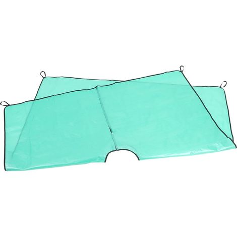 Bâche pour arbustes en PP avec trou central 30 cm conçue pour le ramassage des feuilles et la couverture de mobilier extérieur (1/5)