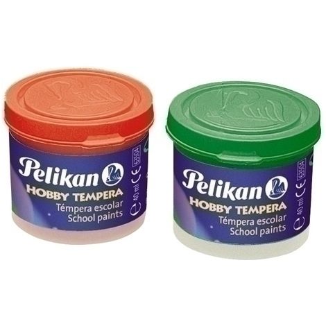 TEMPERA PELIKAN 40 ml 742/40 VERDE AZUL. - Pack de 6 unidades