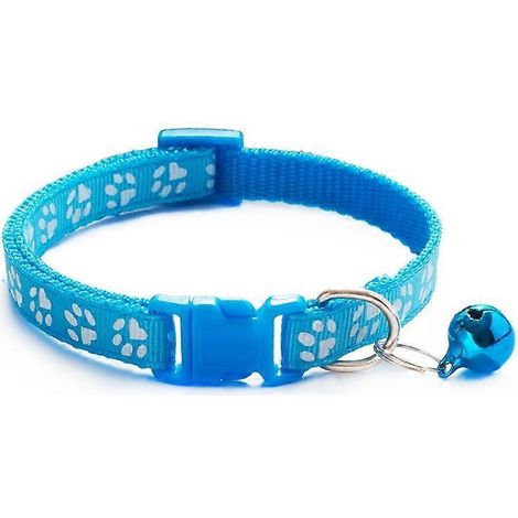 Collier à clochette ajustable pour chat et chien, accessoire pour animaux de compagnie, personnalisé pour chaton (1/5)