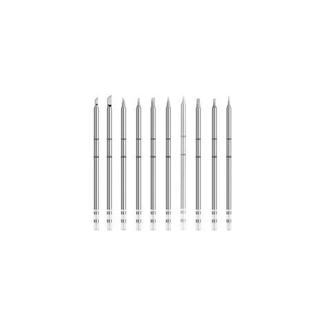 Tips de fer de soudure T12, Tips de soudure 10Type T12-C4 BC2 BL K KU D24 D4 JS02 I ILS Tip de remplacement pour la station de retravail FX-951 FX-950 FM-203 (1/5)
