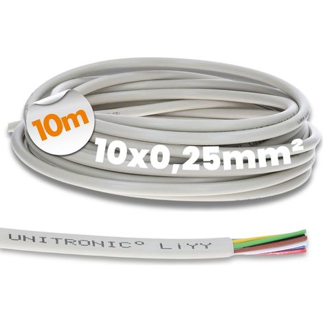 Lapp 0028310 LiYY, cavo di controllo, 10 x 0,25 mm2, cavo di segnale, cavo dati, prolunga LED, cavo dati, 10 fili (1/5)