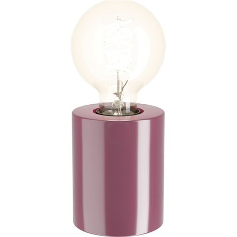 Eglo Tischleuchte Murama E27 8 x 10 cm bordeaux Lampen (1/3)