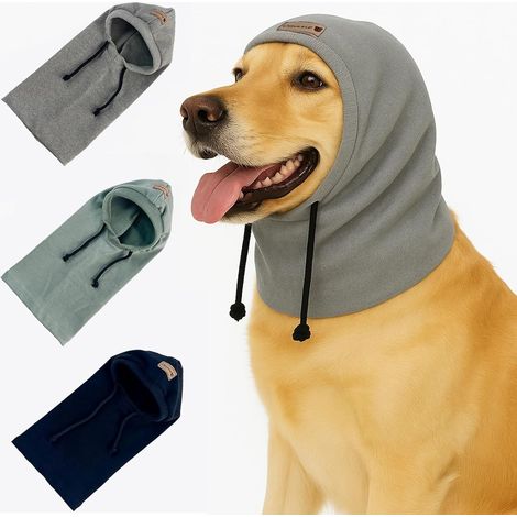 1 casquette et snood chien, cache oreille anti-bruit, chapeau hiver épais, écharpe compagnie douce pour promenade (1/5)
