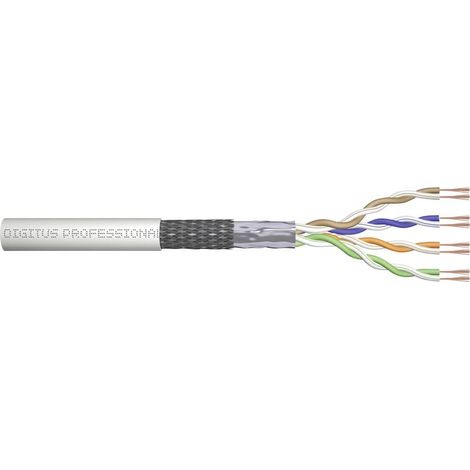 Digitus DK-1531-P-1-1 Cavo di rete CAT 5e SF/UTP Grigio 100 m