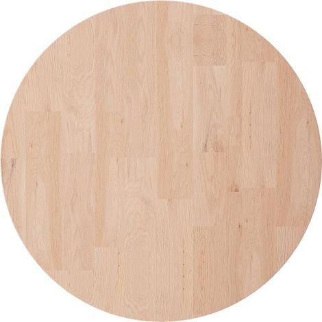 Dessus de table  Dessus de bureau  Plateau de table rond Ø30x4 cm Bois de chêne massif non traité