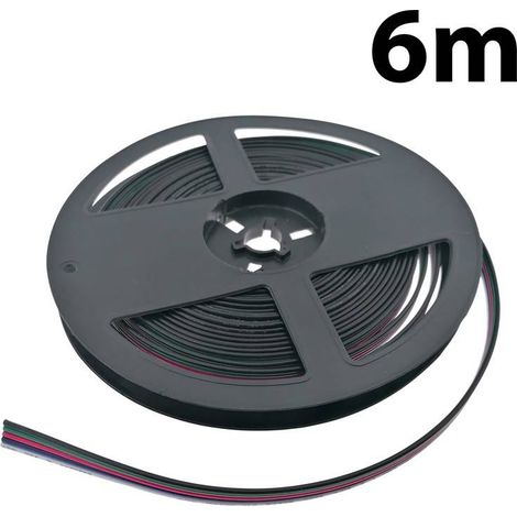 Cable RGBW Conector LED RGBW 12-24V (1/4)