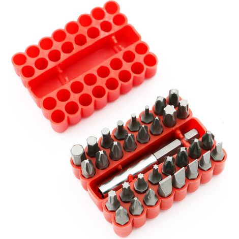 Tournevis étoile hexagonale Tournevis hexagonal spécial Jeu d'embouts de sécurité 33 pièces