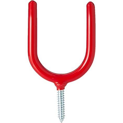 Merriway BH00902 Gancio Porta-Attrezzi per Garage e Rimesse, Bianco, Set di 5 Pezzi (1/4)