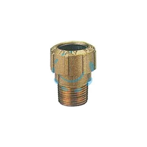 RACCORDO VX DRITTO MASCHIO PER TUBO POLIETILENE ART.015 - M 1" x ø mm.32
