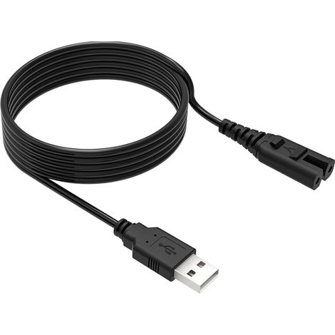 Câble Chargeur USB 5V - 1 Unité - Noir - Pour Aspirateur Piscine Intex - Modèles 28620 ZR100 (1/5)