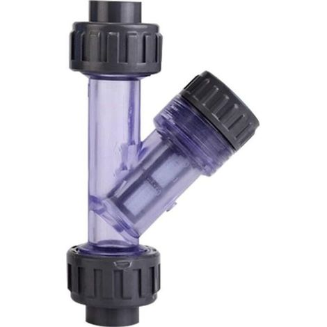 Filtre Tuyau PVC y Type 40mm Filtre Maille Aquarium Irrigation crépine PVC Filtre Tubulaire … (40mm Diamètre intérieur) (1/5)
