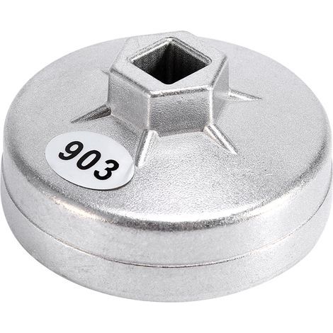 Eosnow 74 mm 14 Rillen Aluminium lfilterschlüssel Steckschlüssel Entferner Werkzeug 903 Silber Farbe für BMW Audi Benz