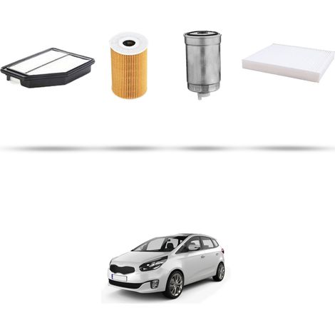 Kit tagliando 4 filtri compatibile con Kia Carens IV 1.7 Crdi 104kw dal 2013 (1/5)