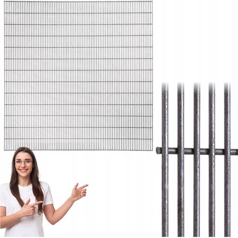 Treillis soudé nu SECURIFOR, tôle 1000 x 1000 mm, fil 70 x 8 mm, fi 4.0