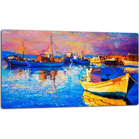 Schneidebrett aus Glas, 52x30, Boot (1/5)