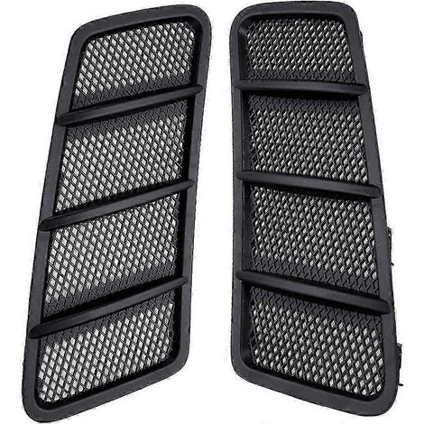 grilles d'aération de capot noires gauche et droite compatibles avec Mercedes-Benz W166 GL GL350 GL450 ML ML350 (2012-2015) (1/5)