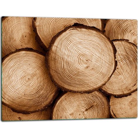 Tabla de cortar de vidrio de 52x40 cm de madera (1/5)