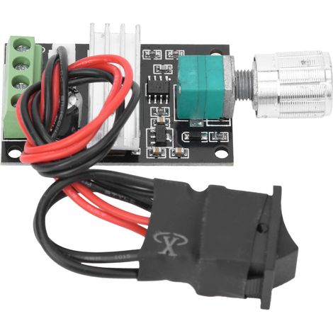 6-28V 3A PWM-Gleichstrommotor-Drehzahlregler, CW/CCW-Drehzahlregler mit Schalter (1/5)