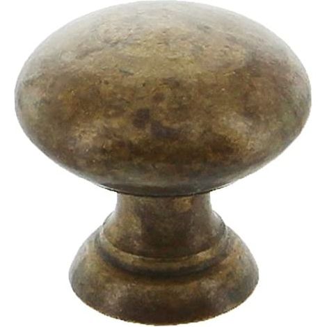 POMOLO ANTICHIZZATO POMO OTTONE ANTICO PER MOBILE MM 25 (19144)
