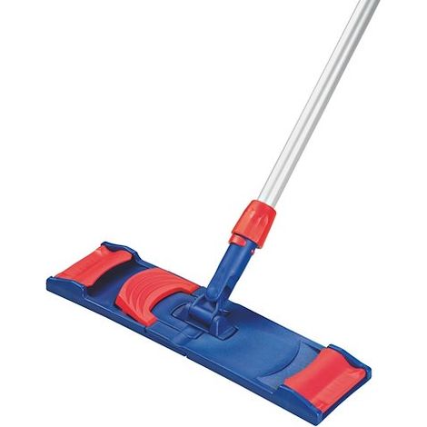 Balai à frange lavage à plat 40 cm – Monture polypropylène ultra résistante – Compatible franges à languettes – Pour usage intensif – Brosserie Thomas (1/2)