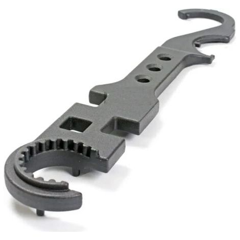 BUNTHAUS Clé d'armure en acier AR-15 / M4 pour l'enlèvement et l'installation de la clé combo AR-15 / M16 / AR15 / M4 (1/5)