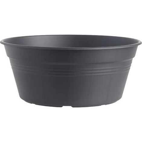 Coupe Green Basics Living Noire Pot De Fleurs Durable Et Léger - Elho