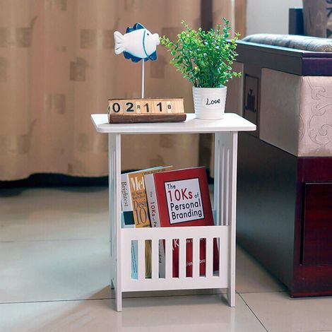 Bedside Tables Bedside Drawers Cabinet Side End Table Nightstand Storage Organizer Home Stand for Home Bedroom 2PCS (1/5)
