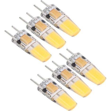 Ampoule LED 500LM GY6.35 Blanc Chaud Douille de Lampe Silicone Plafonnier Ampoule 360 Faisceau Ampoule 5W 12V (1/4)