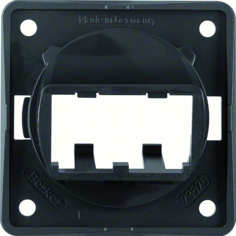 Placa de montaje Berker integro flow brillante compatible MINI-COM