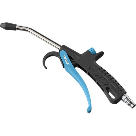 9040P-1 Ausblaspistole 100 mm lange, abgewinkelte Düse, 6 bar Arbeitsdruck, ergonomischer Griff Zum schnellen Entfernen von Spänen oder anderen Fremdkörpern