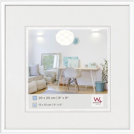 Walther New Lifestyle Marco de Fotos Plástico Blanco 20x20 cm