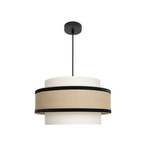 Cornalina Pendelleuchte deDeckenleuchte 1x27 Beige/schwarz 40d