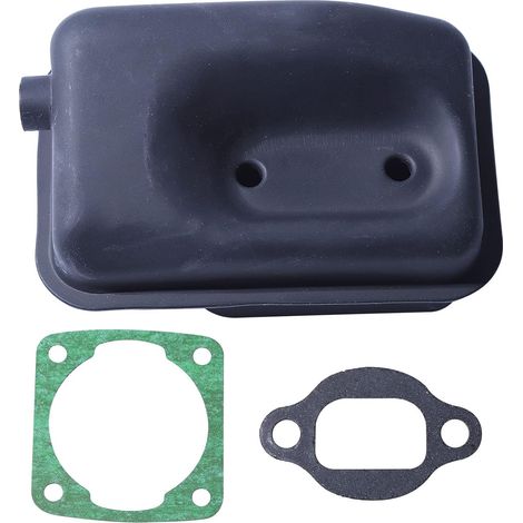 Exhaust Muffler w Cylinder Gasket Kit for Robin BG411 NB411 EC04 CG411 Engine, Exhaust Muffler, Muffler Gasket, Cylinder Gasket (1/5)