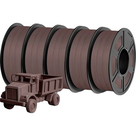 3D-Drucker-Filament, hohe Druckgeschwindigkeit, langlebige matte Oberfläche, HSMP-YG Schokolade (1/2)