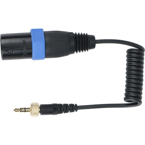 3,5-mm-Klinke-auf-3,5-mm-Klinke-auf-XLR-Stecker-Audiokabel mit Verriegelung (1/5)