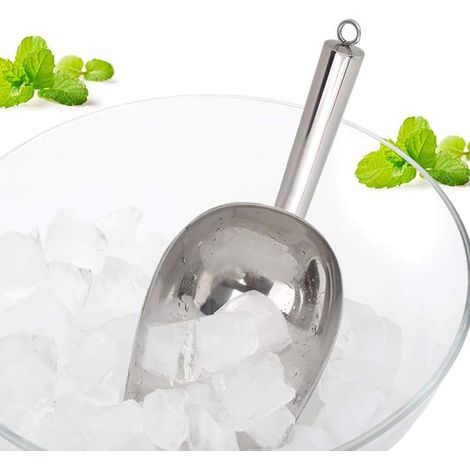 8-Unzen-Eiskugelportionierer aus Edelstahl mit Lebensmittelgriff (1/5)