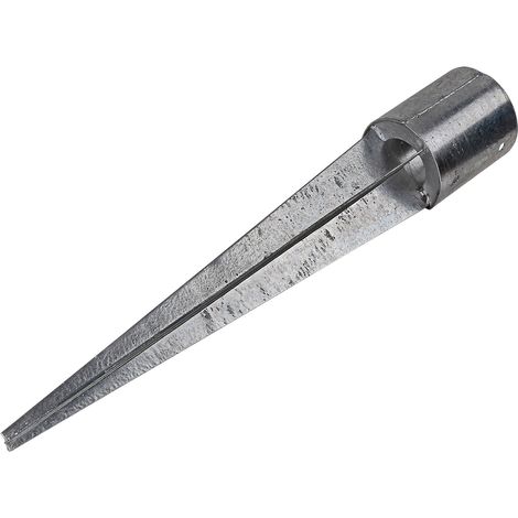 Zaun Pfostenträger Einschlagbodenhülse rund 120mm Pfostenhülse Zaunbau Koppelbau (1/4)