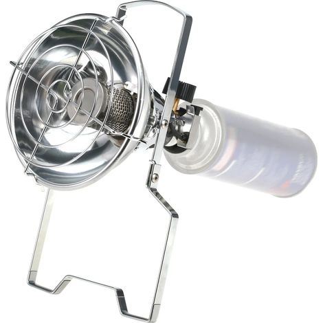 Réchaud à gaz portable d'extérieur 1000 W avec allumage piézoélectrique, réservoir de gaz long, équipement de camping, réchaud de cuisine portable (1/4)
