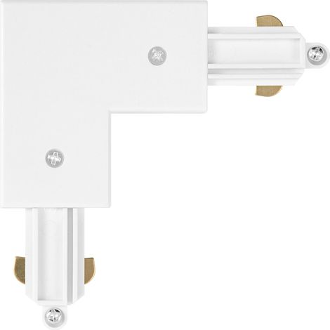 OSRAM TRACKLIGHT connecteur d'angle à 90° en option, blanc, pour connecter deux rails d'alimentation dans les angles, design moderne de type loft, pour la mise en œuvre de différentes dispositions (1/4)