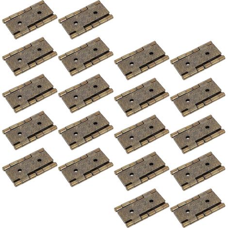 Lot de 20 Charnières à Double Action 54x47 Mm (1/5)