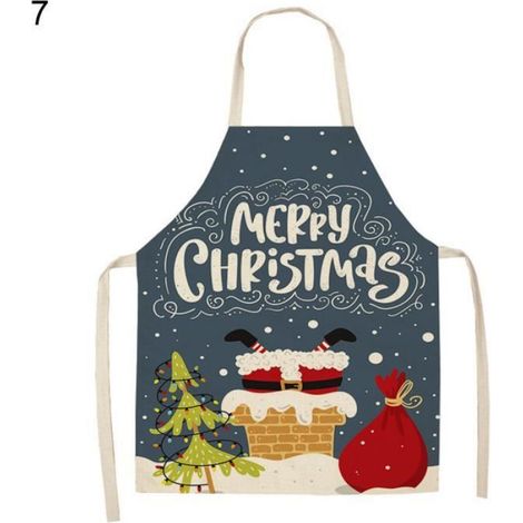 Tablier De Cuisine - Lin Épais Résistant À L Usure - Pour Cuisiner À La Maison Ou En Cuisine Professionnelle - 1 Pièce (1/2)