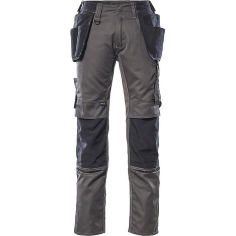 Mascot Hose UNIQUE mit Hängetaschen KASSEL CORDURA 17631 Gr. 76C54 dunkelanthrazit/schwarz
